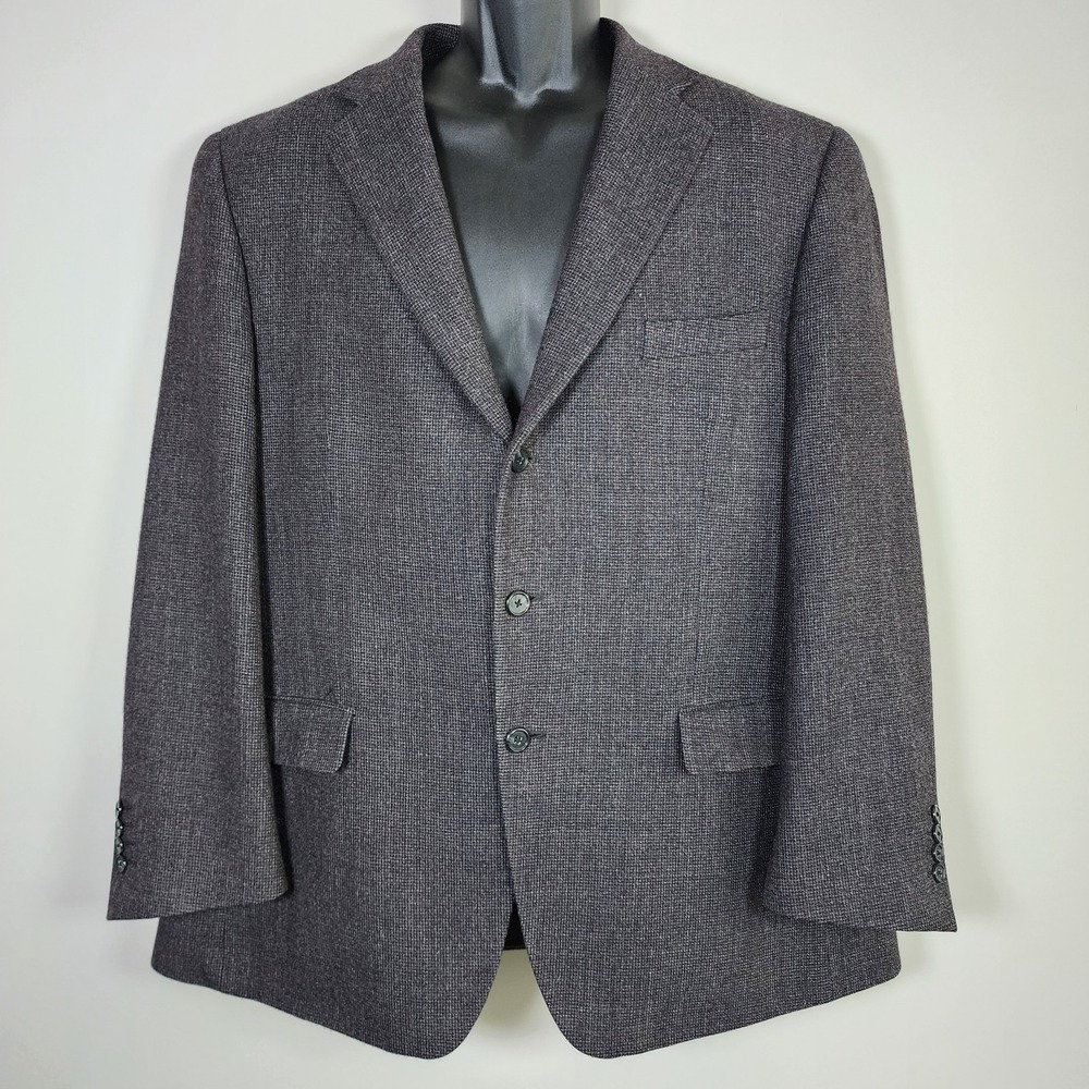 Vintage Hudsons Bay Tweed Blazer Mens 44 R Wool‎ Cashmere Hipster Jacket HBC 90s